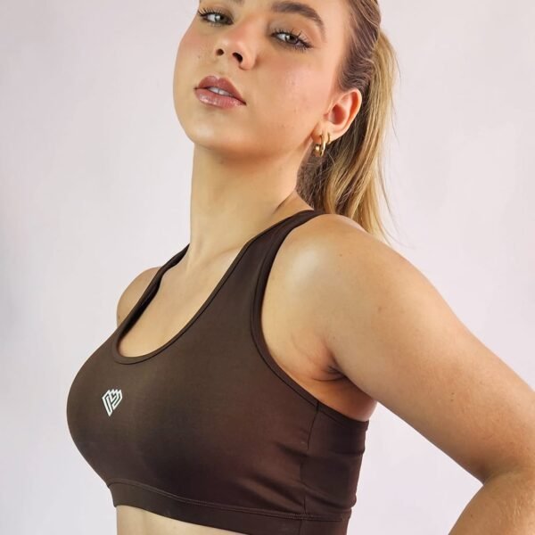 Top clásico marrón (talla L)