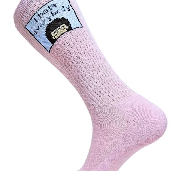 Medias deportivas rosadas