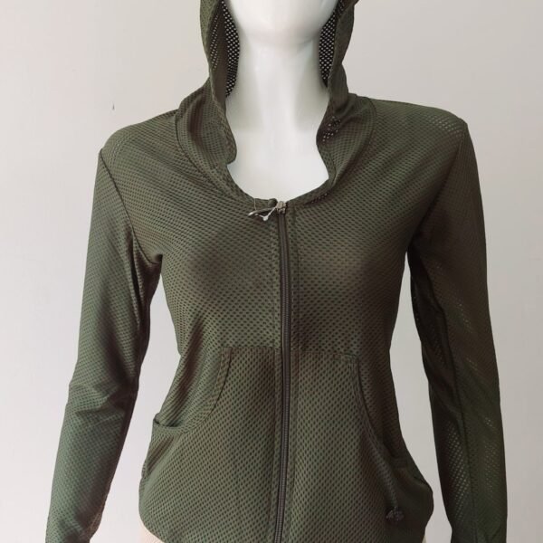 Casaca deport verde militar