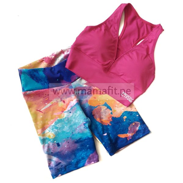 Conjunto deportivo fucsia (S-M)