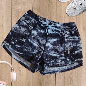 Doble short print celeste (S-M)