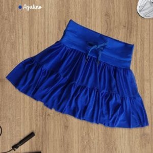 Falda short siena azulino (M)