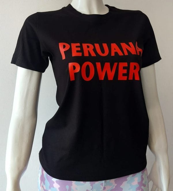 Polo peruana power negro (S, M y L) - Imagen 2