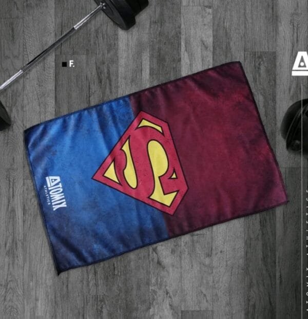 Toalla para gym superman