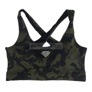 Top print verde militar