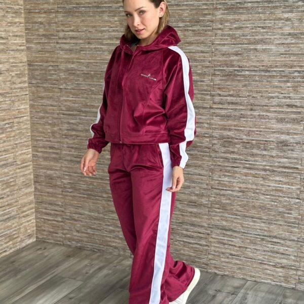 Buzo deportivo guinda (S-M)