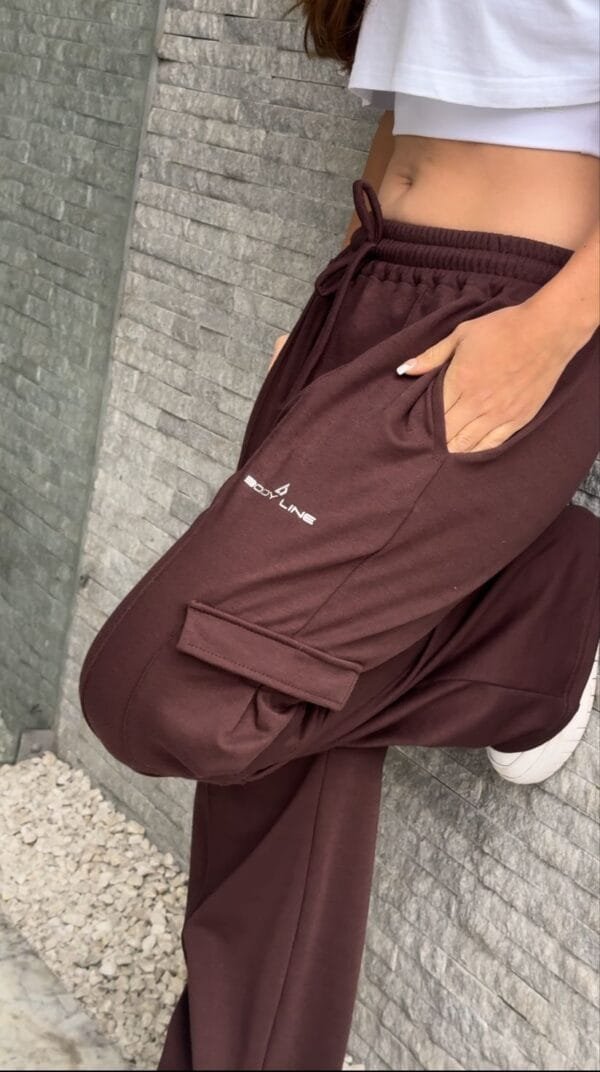 Jogger cargo beige (M) - Imagen 2