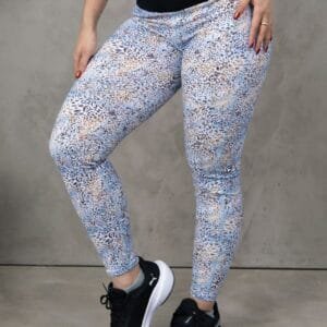 Tobillero suple print celeste