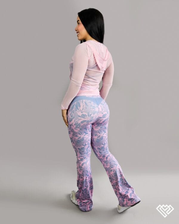 Tobillero flare print lila - Imagen 3