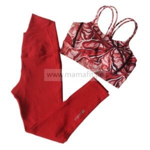 Conjunto print rojo