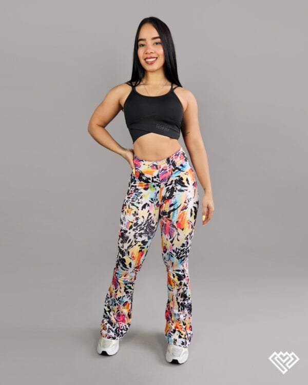 Conjunto flare print - Imagen 3