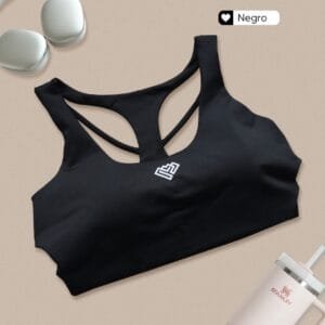 Top velvet negro