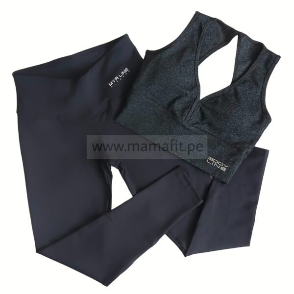 Conjunto deportivo gris
