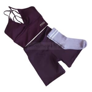 Conjunto deportivo uva (S-M)