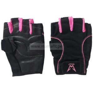 Guantes negros y rosa (S)