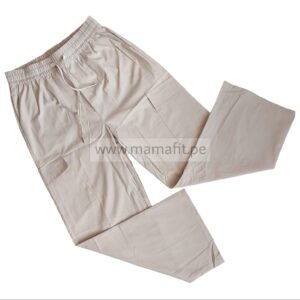 Jogger oversize crema