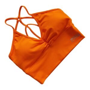 Top deportivo naranja (estándar S-M)