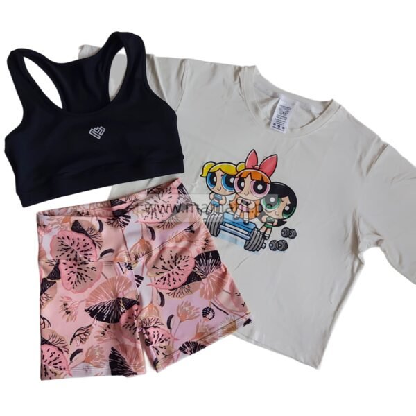 Conjunto print melón