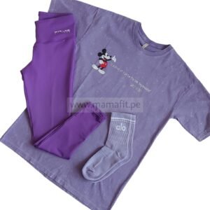 Conjunto violeta mickey