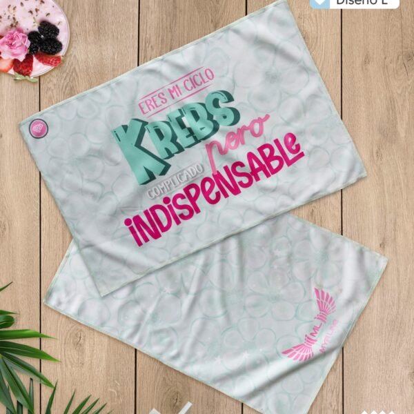 Toalla deportiva agua marina