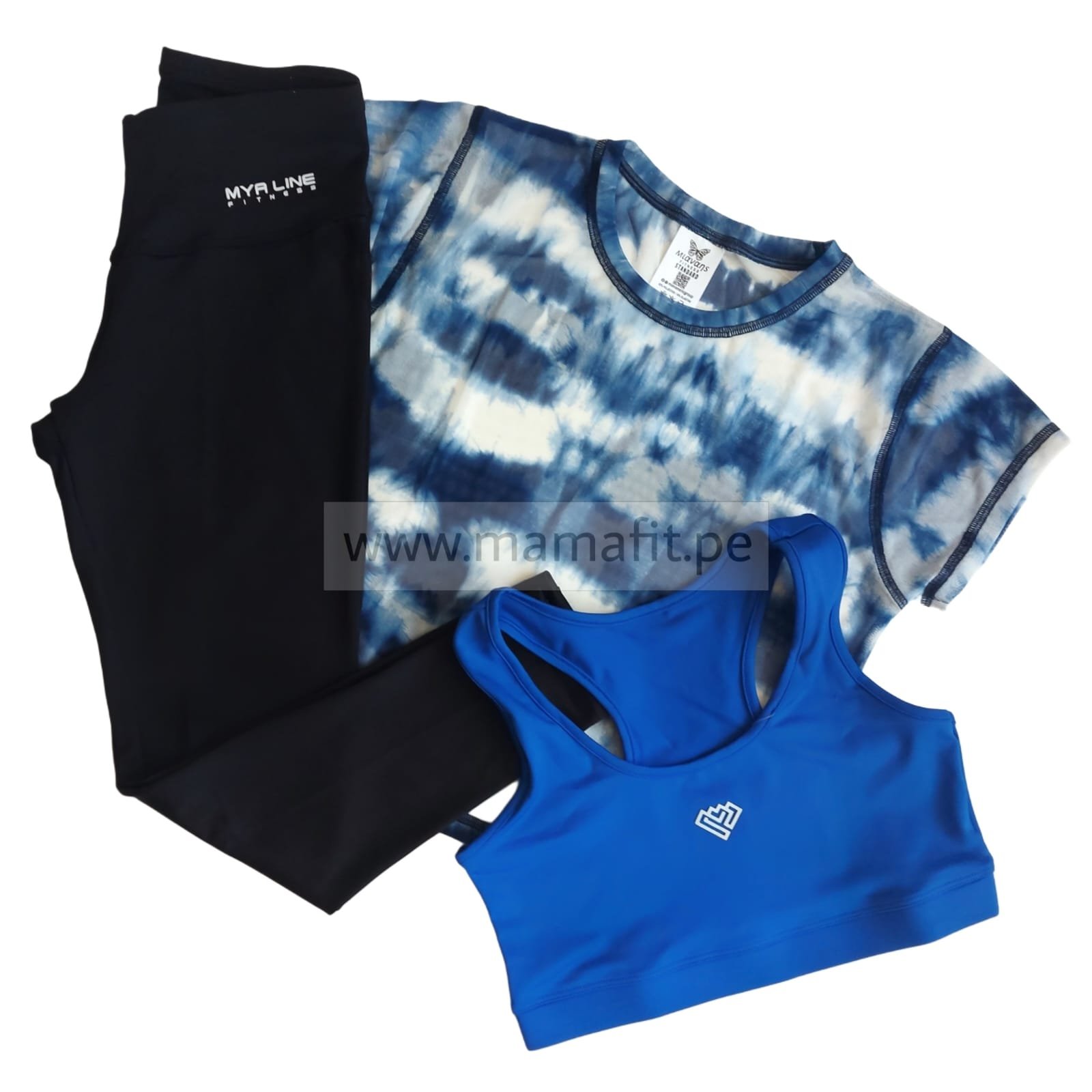 Conjunto tie dye azul