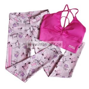 Conjunto comic fucsia