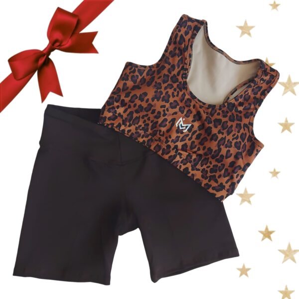 Conjunto print marrón (talla L)