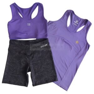 Conjunto violeta (talla L)