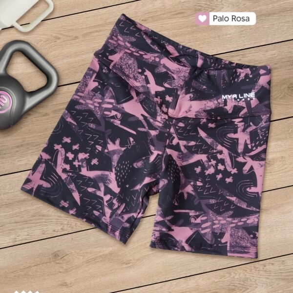 Short print palo rosa