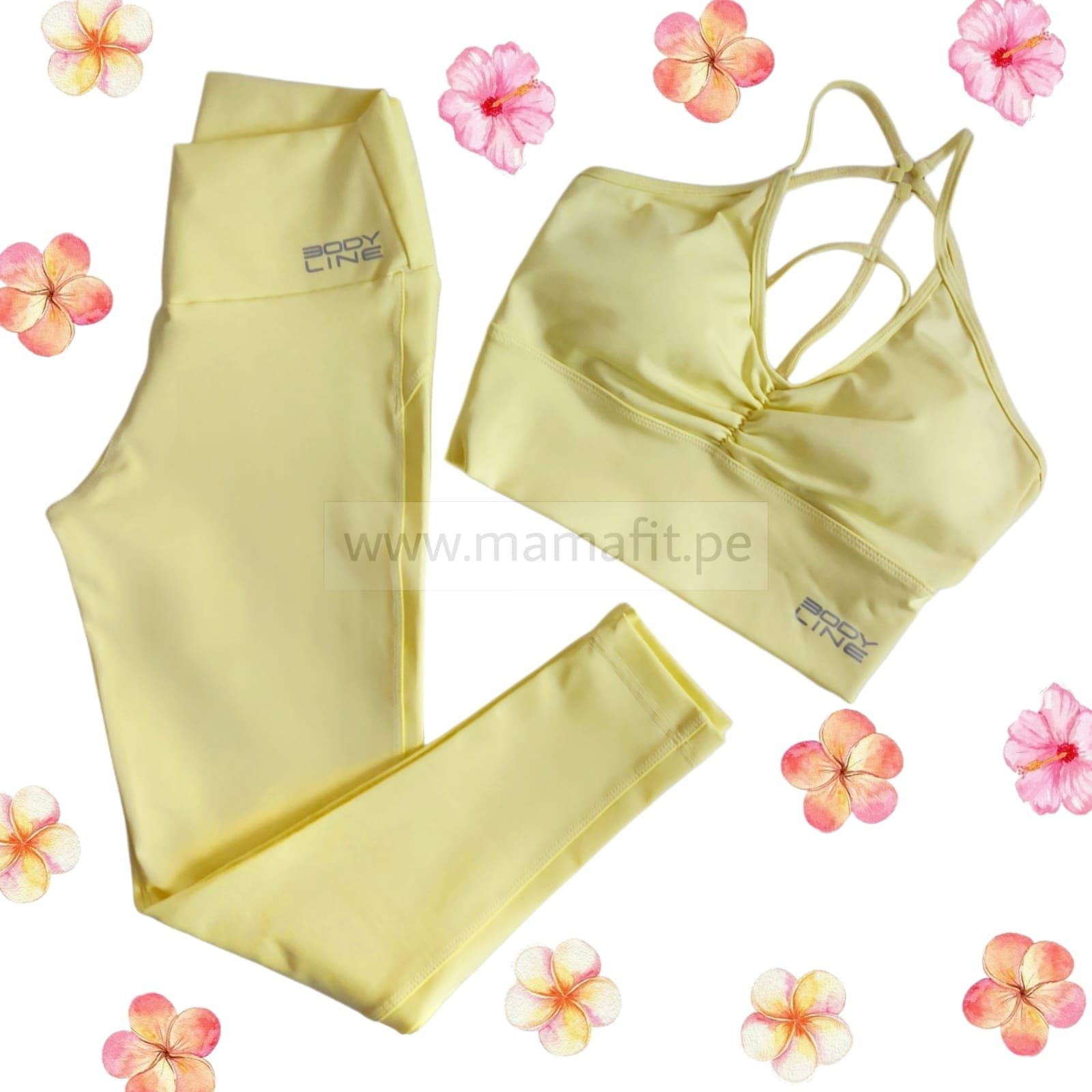 Conjunto deportivo amarillo bb