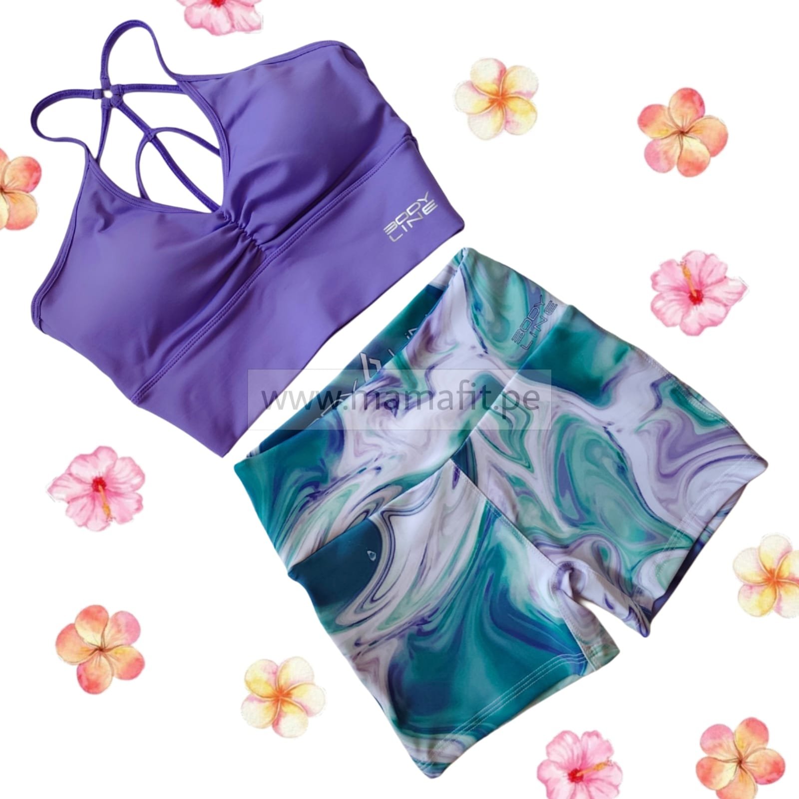 Conjunto colombia violeta