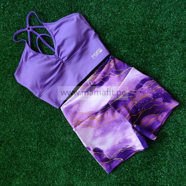 Conjunto colombia violeta (estándar S-M)
