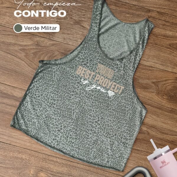 Sudadera minipool verde militar