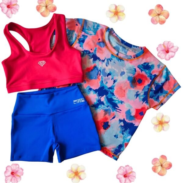 Conjunto deportivo print azul