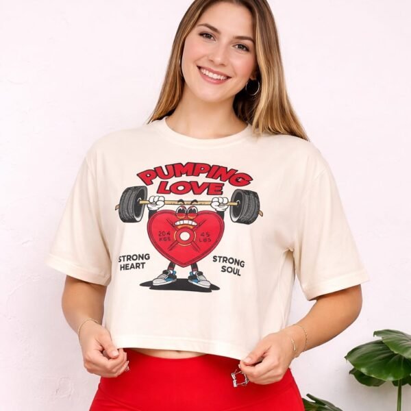 Crop oversize pumping crema