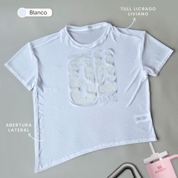 Sudadera fitness blanco