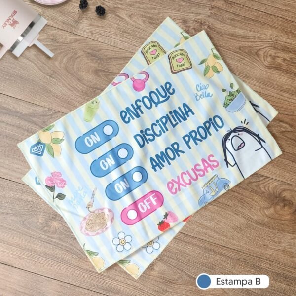 Toalla deportiva enfoque