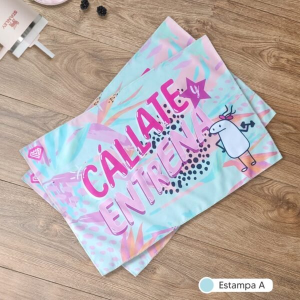 Toalla deportiva entrena