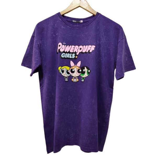 Polo oversize superpoderosas morado