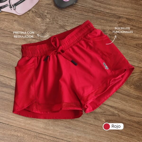 Doble short rojo (talla M y L)