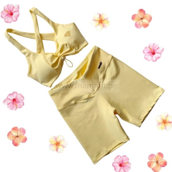 Conjunto deportivo amarillo (S-M)