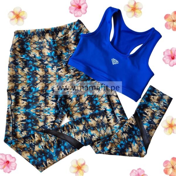 Conjunto print azulino (talla L)