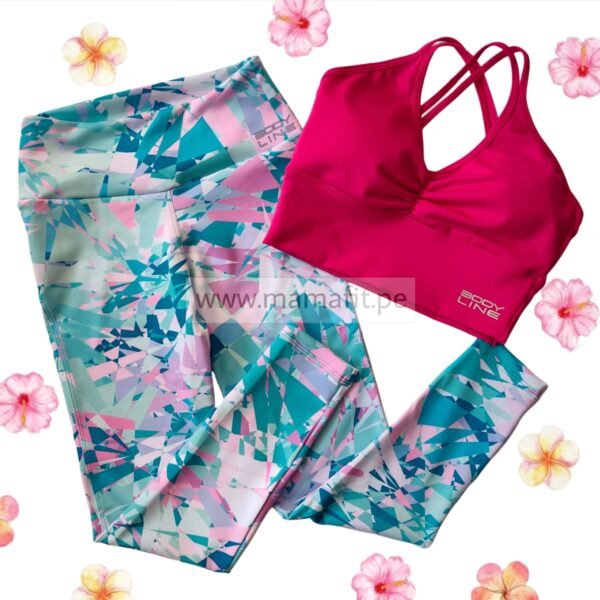 Conjunto print celeste