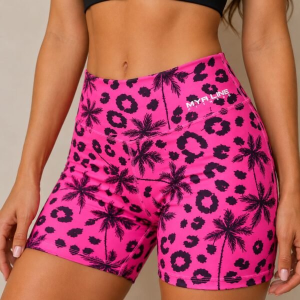 Short print fucsia