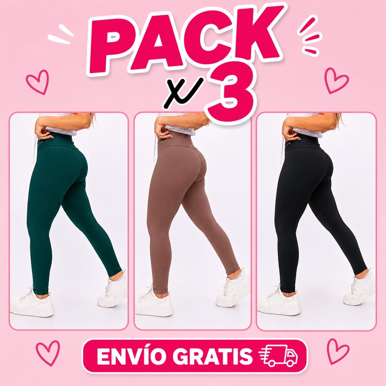 Pack x 3 – Tobillero clásico