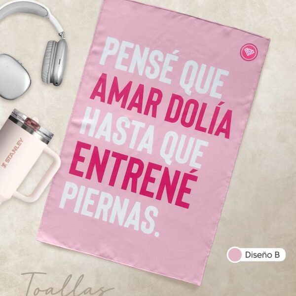 Toalla deportiva love