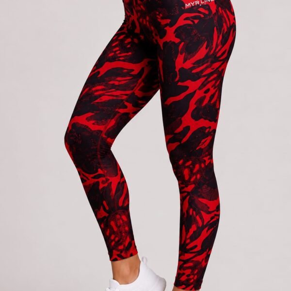 Tobillero print rojo (S-M)