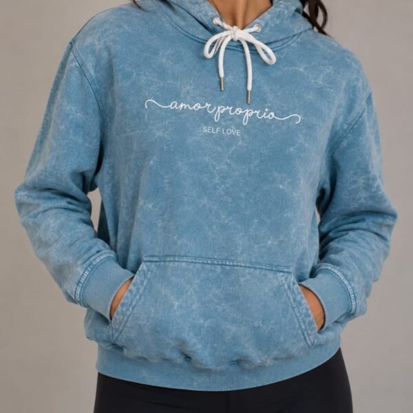 Polera amor propio celeste (S-M)