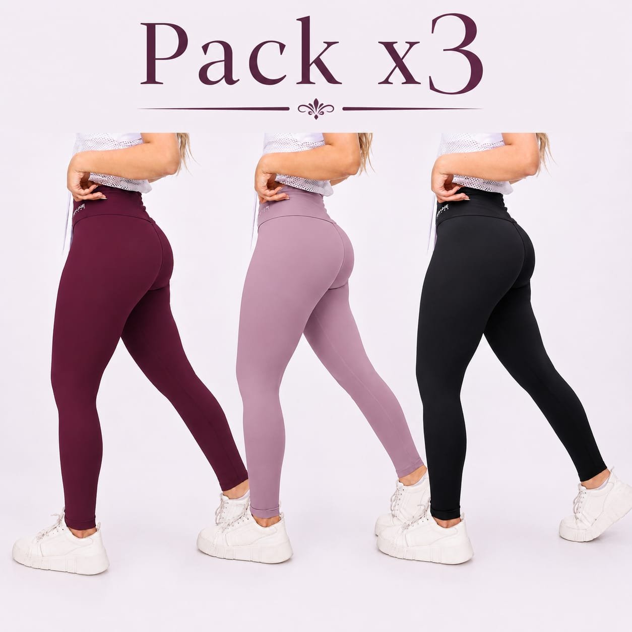 Pack x 3 - Tobillero clásico (S-M)