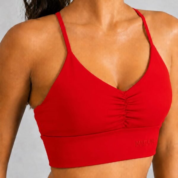 Top deportivo rojo (S-M)